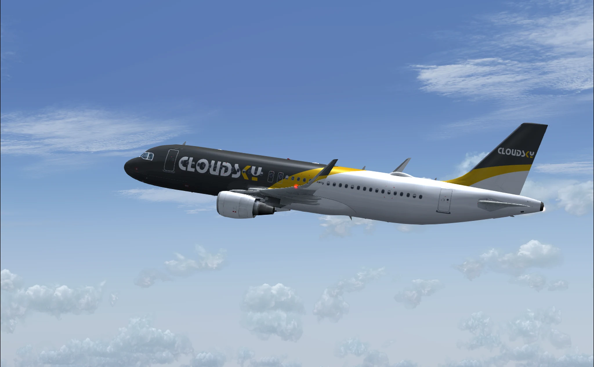 Avión Cloudsky en vuelo