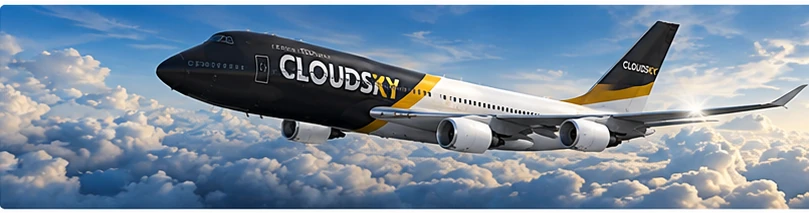 Boeing 747-400 Cloudsky