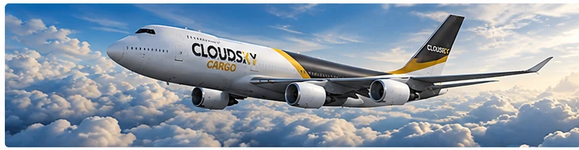 Ilustración Cloudsky Boeing 747-400F