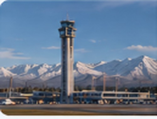 Vista ilustrativa de aeropuerto